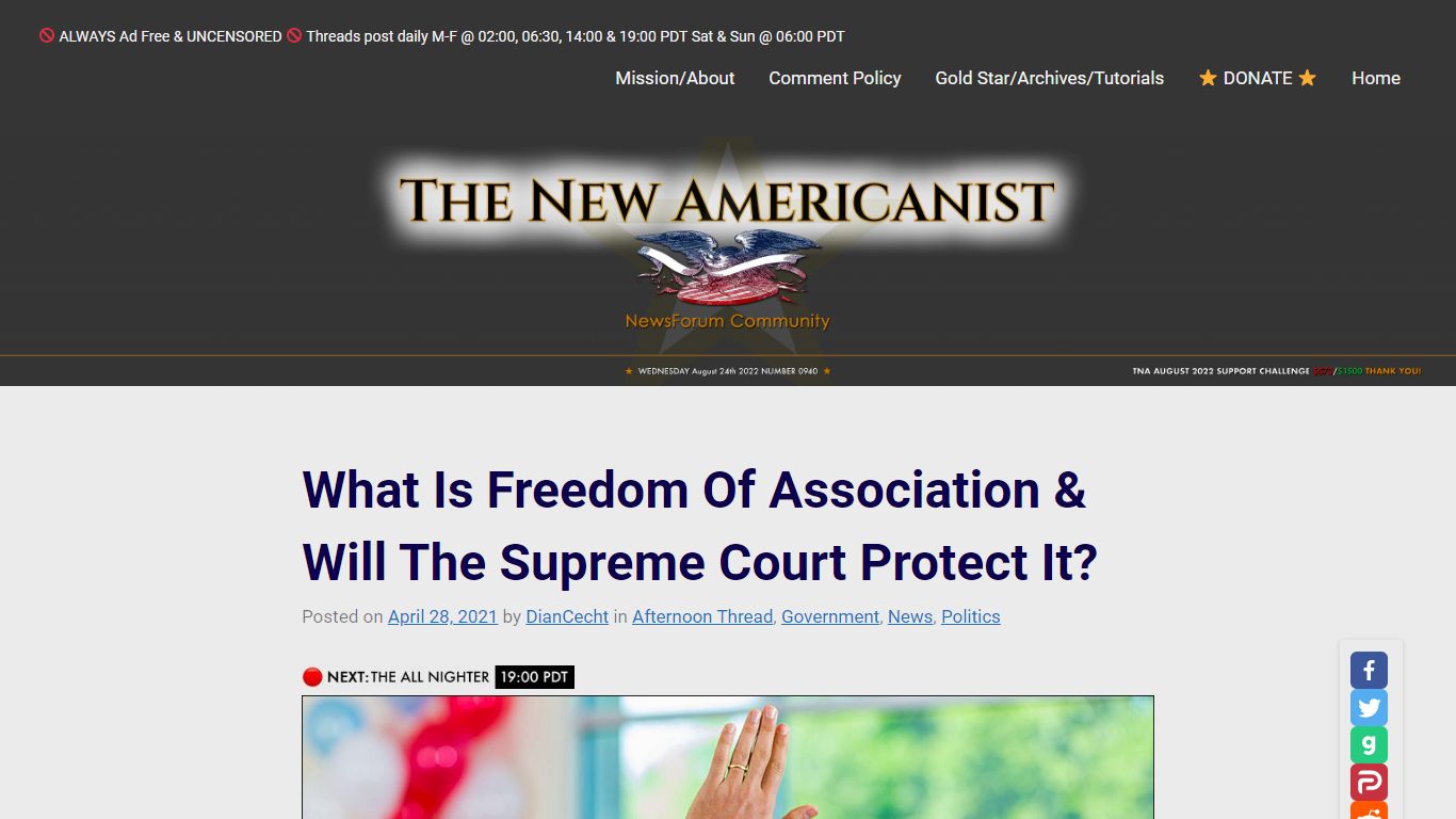 What Is Freedom Of Association & Will The Supreme Court Protect It?