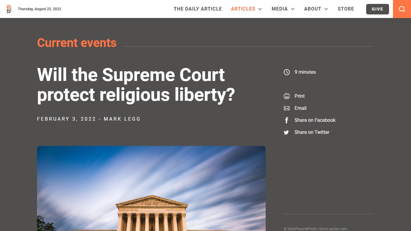 Will the Supreme Court protect religious liberty?